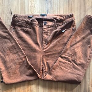Talbots Women Camel Brown Jeggings 12P